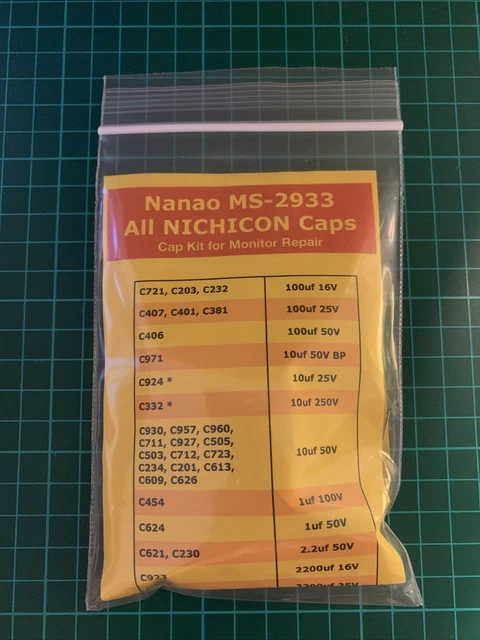 Kit De Révision Toshiba Nanao MS2930-S Pour Borne Sega Blast City - Composants (cap Kit) D'occasion, France