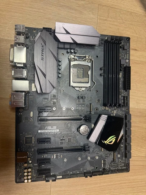 ASUS STRIX H270F GAMING LGA 1151 Motherboard 4 Memory Slots Untested £ ...