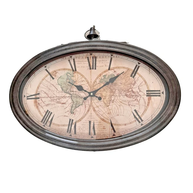 OROLOGIO Da Parete tipo Stazione Moderno Muro analogico automatico soggiorno per