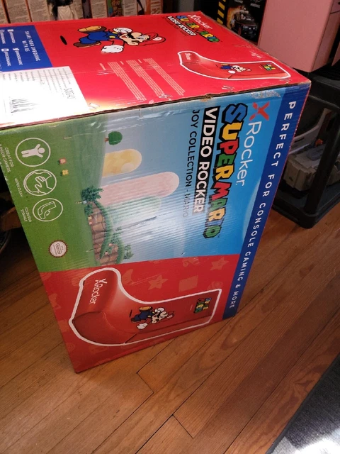 X Rocker  Gaming Chair - supermario red