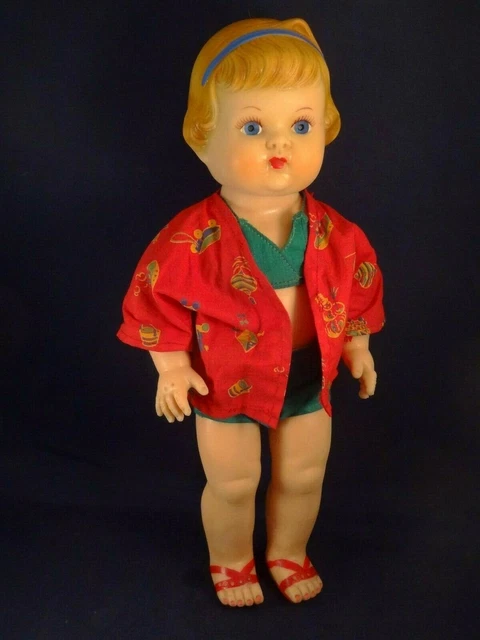 Ancienne Poupée Mignonette En Biscuit - Yeux En Verre - Années 20 - Tenue D'époque