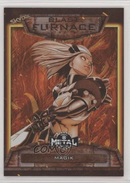 2020 Upper Deck Marvel X-Men Metal Universe Blast Furnace Magik #B-14 0f1g