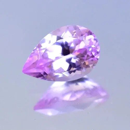 5.50 Ct Natural Pink Kunzite Pear VVS Stunning AGL Certified Loose Gemstone