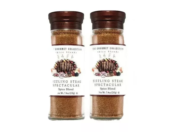 2 X The Gourmet Collection ~ Sizzling Steak Spectacular Spice Blend 6.17 oz