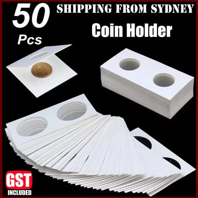 PCCB Put 200 Pcs Album for Coin Book with 50PCS Square Cardboard Coin  Holders Coin Album 