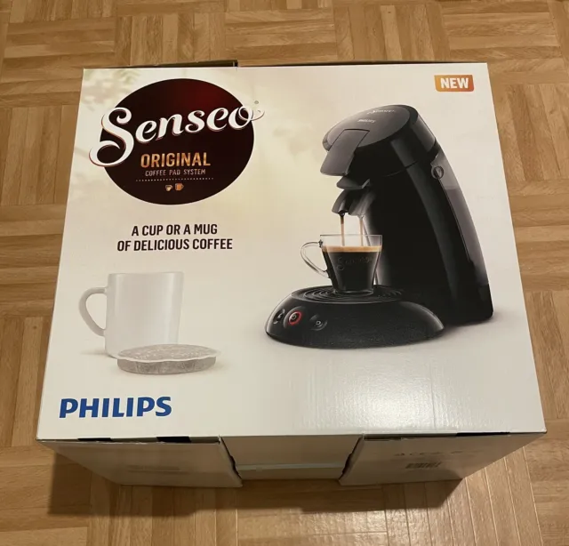 Philips Senseo HD7825 Coffee Machine One & Two Cups Black With Pods Read  Descrip