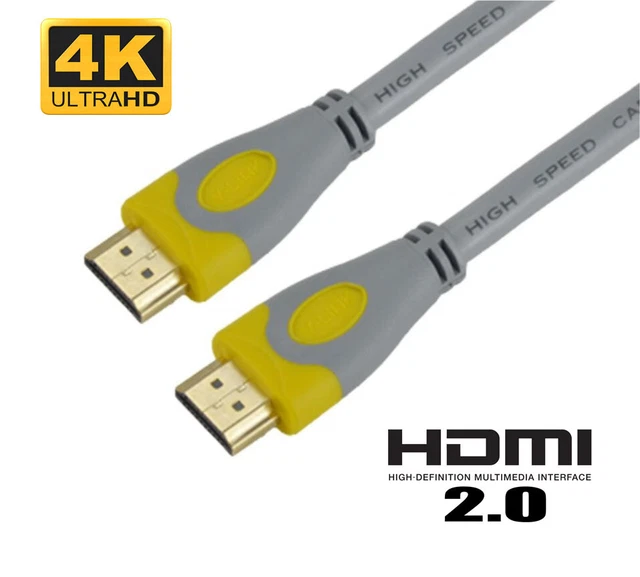 Pallone Calcio Puma PREMIUM HDMI Cable V2.0 HD High Speed 4K 2160p 3D Lead 1m/2m/4m/5m/10m/15m/20m E Sony Hdr - Foto 9