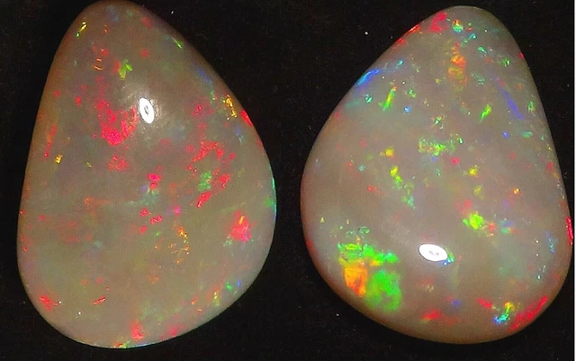 26,1ct. Doppelseitiger Gemme Investissement Dark Opale Multico + Video !