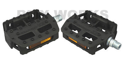 Genuine MKS Graphite-XX Reproduction Pedals 1/2" Black - Old School BMX Style