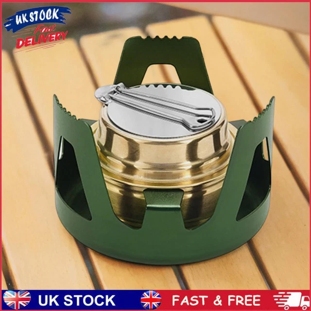 ALCOHOL STOVE ALUMINUM Alloy Bracket Liquid Fuel Stove for Hiking