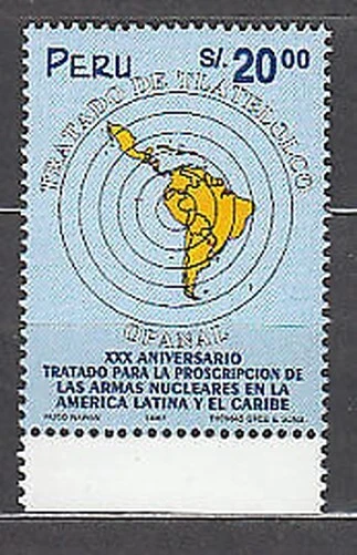 Peru - Post 1997 Yvert 1120 MNH