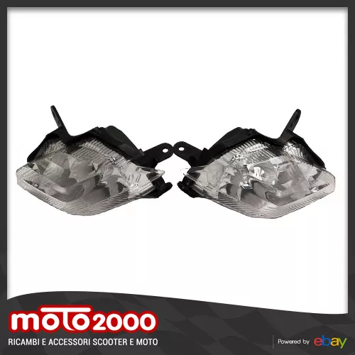 Coppia Frecce Led Posteriori Trasparenti Per Yamaha T-Max Tmax 530 2012 2016