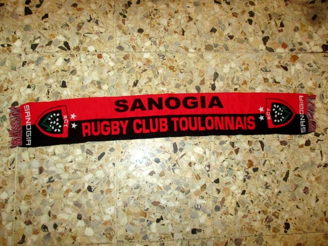 Écharpe Supporter RCT - Rugby Club Toulonnais - Toulon Korian - Très Bon état