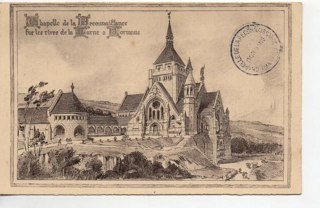 DORMANS - Marne - CPA 51 - Chapel of Reconnaissance on the banks of Marne