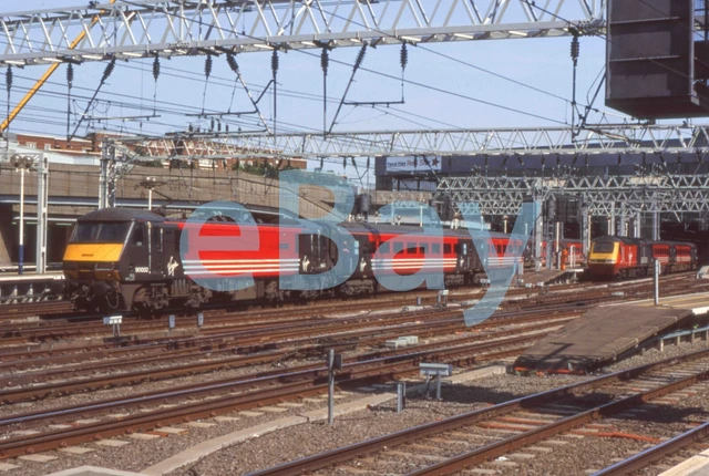 35MM RAILWAY SLIDE of Class 90 90002 @ Euston Copyright to Buyer £4.99 ...