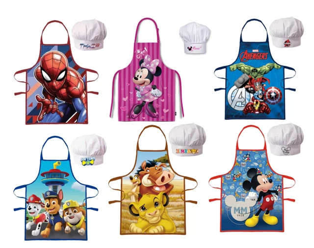 Dress Up America Kids Chef Apron & Hat Set – Adjustable Cooking & Baking Costume For Boys And Girls