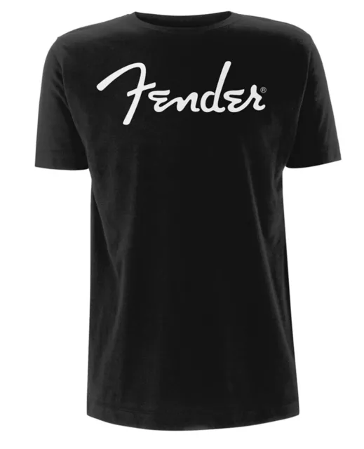 Fender 'Classic Logo' (Noir) T-Shirt