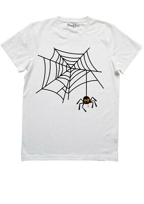 HALLOWEEN-RAGNATELA COLOR BIANCO ESTENSIBILE CIRCA 1/1,5 M2 CON RAGNO INCLUSO 