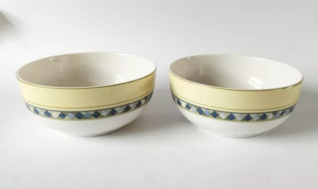 Royal Doulton Carmina Cereal Bowls x 2