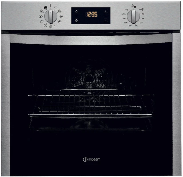 Indesit Four intégrable 71l 60cm a+ pyrolyse inox