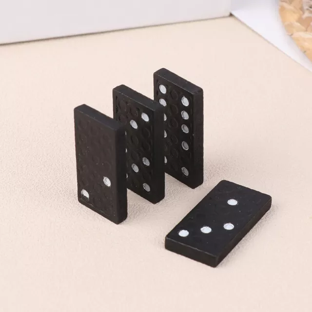 28 piezas/juego de juegos de mesa de dominó de madera divertido juego de mesa de dominó juguetes para niños G Sg