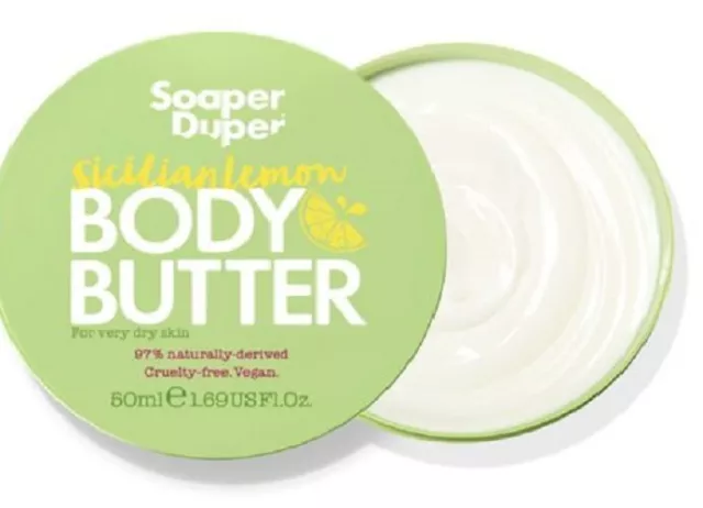 Soaper Duper Body Butter - Sicilian Lemon - Vegan - Cruelty Free - for dry skin