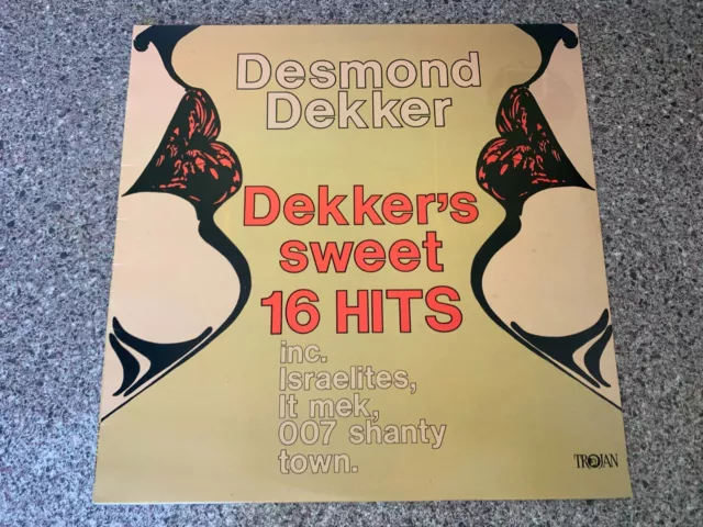 Demond Dekker Sweet 16 Hits Rare Trojan Original UK LP