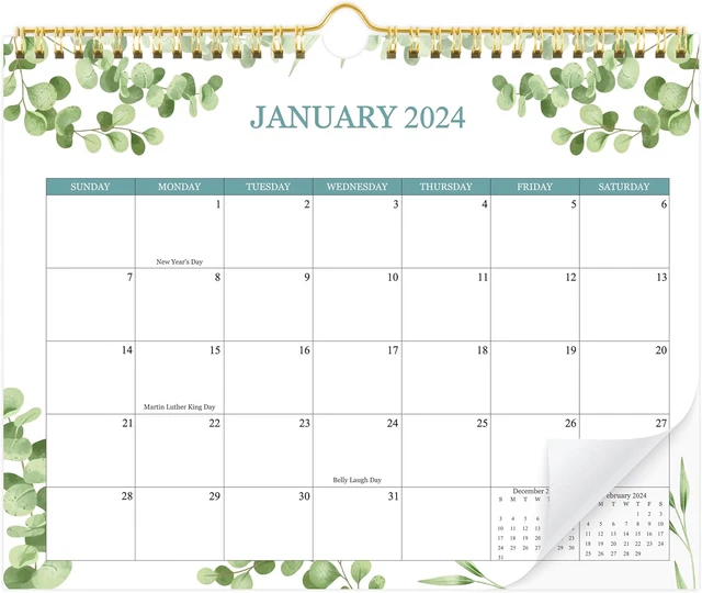 2025 WALL CALENDAR Aesthetic Greenery Monthly Calendar 2025 JanJune