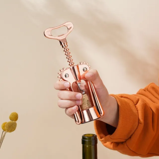 Tire bouchon élégant et pratique - Ouvre bouteille de vin de luxe en  alliage de zinc rose