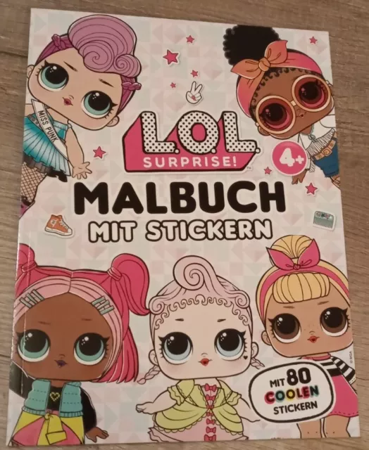 LOL Surprise! Malbuch mit Stickern neu