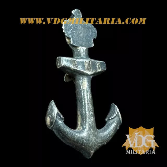 WWI/WWII British Royal Navy Anchor Kings Crown Jewelry Brooch Pin #Y125 2