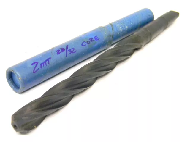 New Surplus Mohawk Usa Taper Shank 23/32" Core Twist Drill .7187" #2Mt