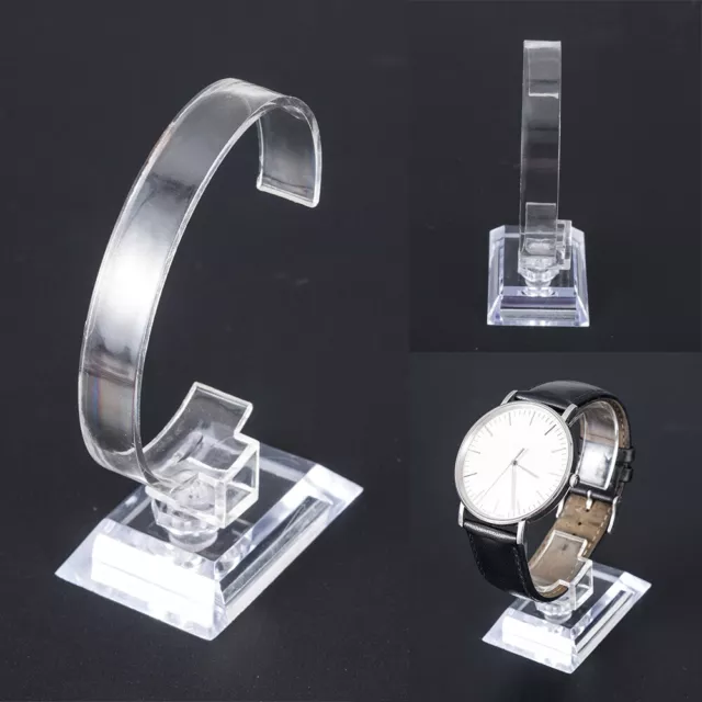 Acryl Uhrenständer Uhrenaufsteller Uhrenhalter Uhrendisplay für die Uhr NEU Deko