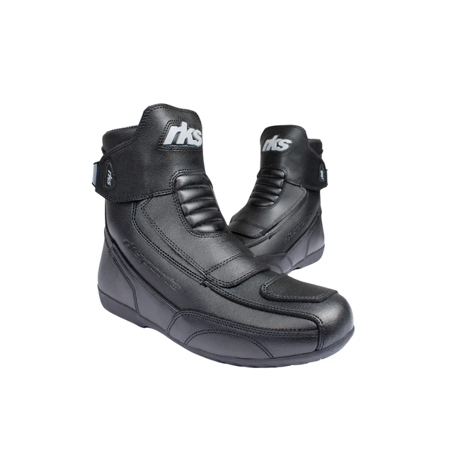 RK 2 SHORT LEATHER Cruiser Ankle Motorbike Motorcycle Boots Ladies Men 49.99 PicClick UK
