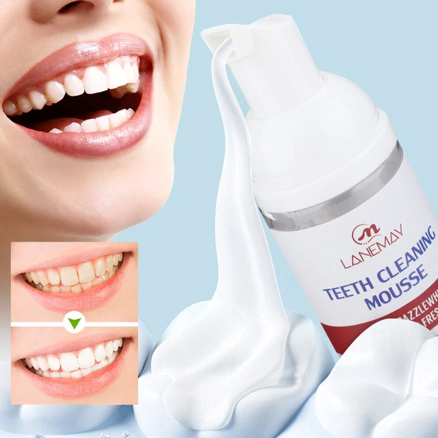 FOAM TOOTHPASTE TOOTH Stains RemovePlaque Teeth Hygiene Whitening Oral