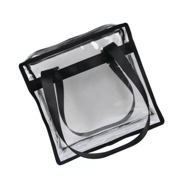 Transparent Purse Zipper Closure Stadium Approved Clear Bags Women Clear Handbag