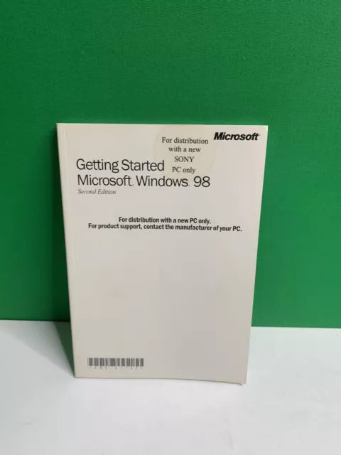 Getting Started Microsoft Windows 98 Second Edition NEW