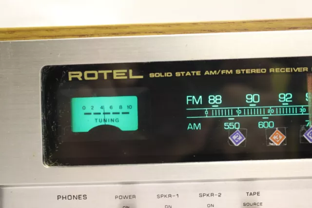 Rotel Rx-150A Solid State Stereo Receiver Amplifier Phono Vintage 3