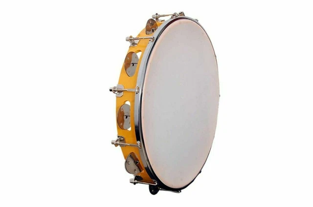 Indien Traditionnel Main Tambourine Percussion Couleur Assortis Musical Dafli