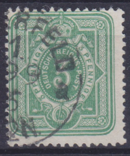 Deutsches Reich 31 a ** 5 Pfg'e smaragdgrün, gestempelt gepr. Wiegand BPP