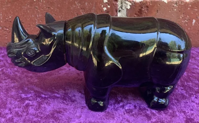 AVON ‘BIG GAME’ WILD RHINO AFTERSHAVE BOTTLE - Collectible c1970’s