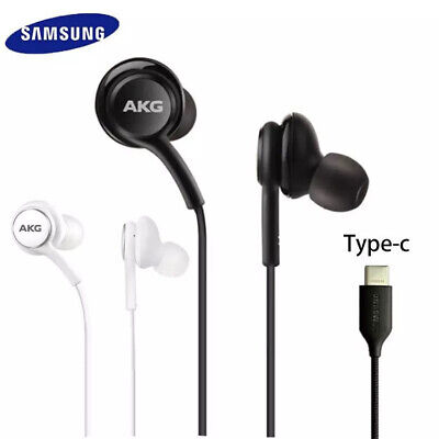 For Samsung Galaxy S10 S20 S21 Ultra Note10 20 Plus AKG Earphones Type C Plug