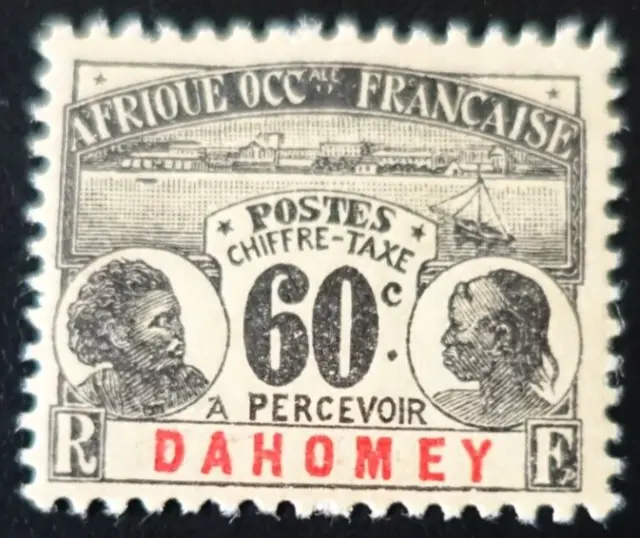 France Colonie - Dahomey Timbre Taxe N°7 Neuf * Mh