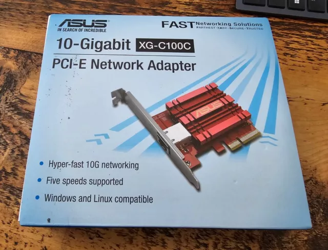 ASUS XG-C100C V2 10G 10Gbe PCI-E Network Adapter