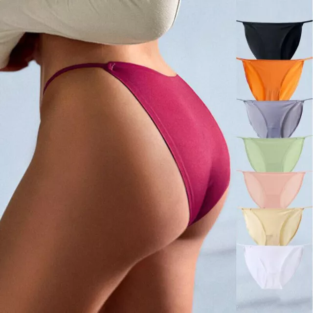 6 PACK WOMENS Seamless Knickers Panties G string Thong Briefs Bikini  Underwear £13.19 - PicClick UK