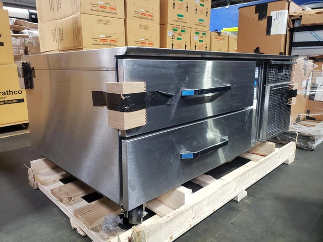 New Randell Lpres1R138 63X32 Self Contained 2-Drawer Refrigerated Chef Base