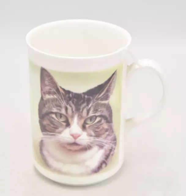 Vintage Tabby Cat Coffee Mug Tea Cup