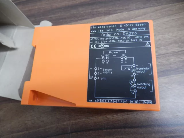 DA0116 ecomat200, ifm electronic, Evaluation systems, power supplies