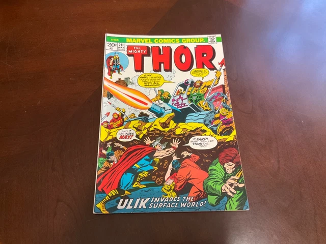 The Mighty Thor #211 Comic Book 1973 Marvel Comics