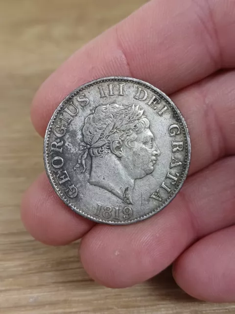 King George III Silver Halfcrown 1819